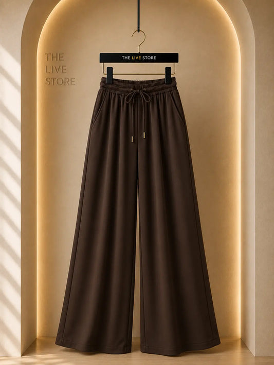 DARK BROWN FLAPPER TROUSER