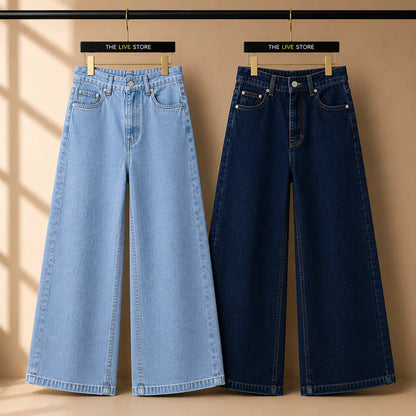 PACK OF TWO JEANS (SKY BLUE , DARK BLUE) The Live Store