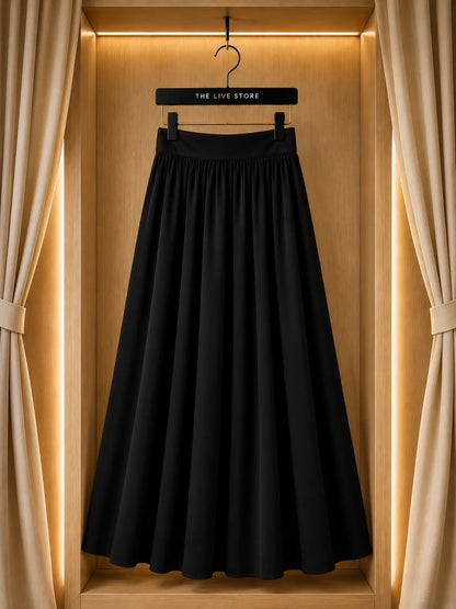 BLACK MAXI SKIRT