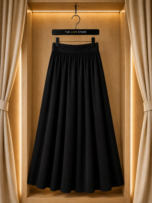 BLACK MAXI SKIRT