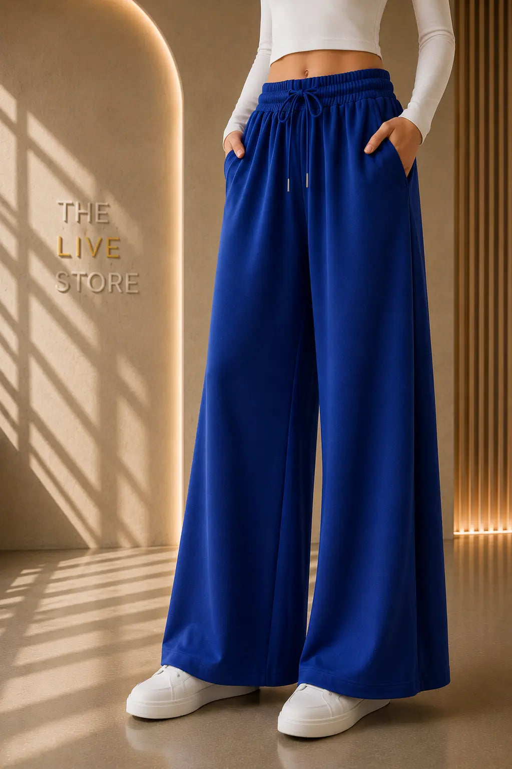 ROYAL BLUE FLAPPER TROUSER