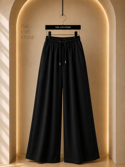 BLACK FLAPPER TROUSER