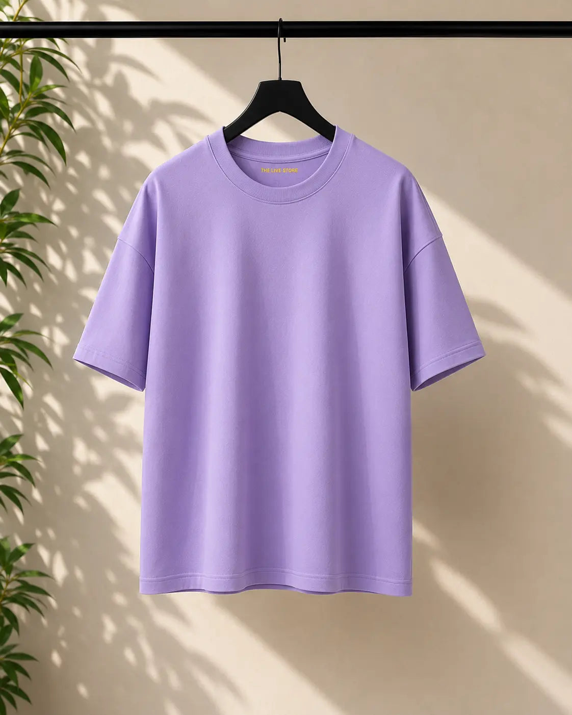 LILAC DROP SHOULDER TEE the live store