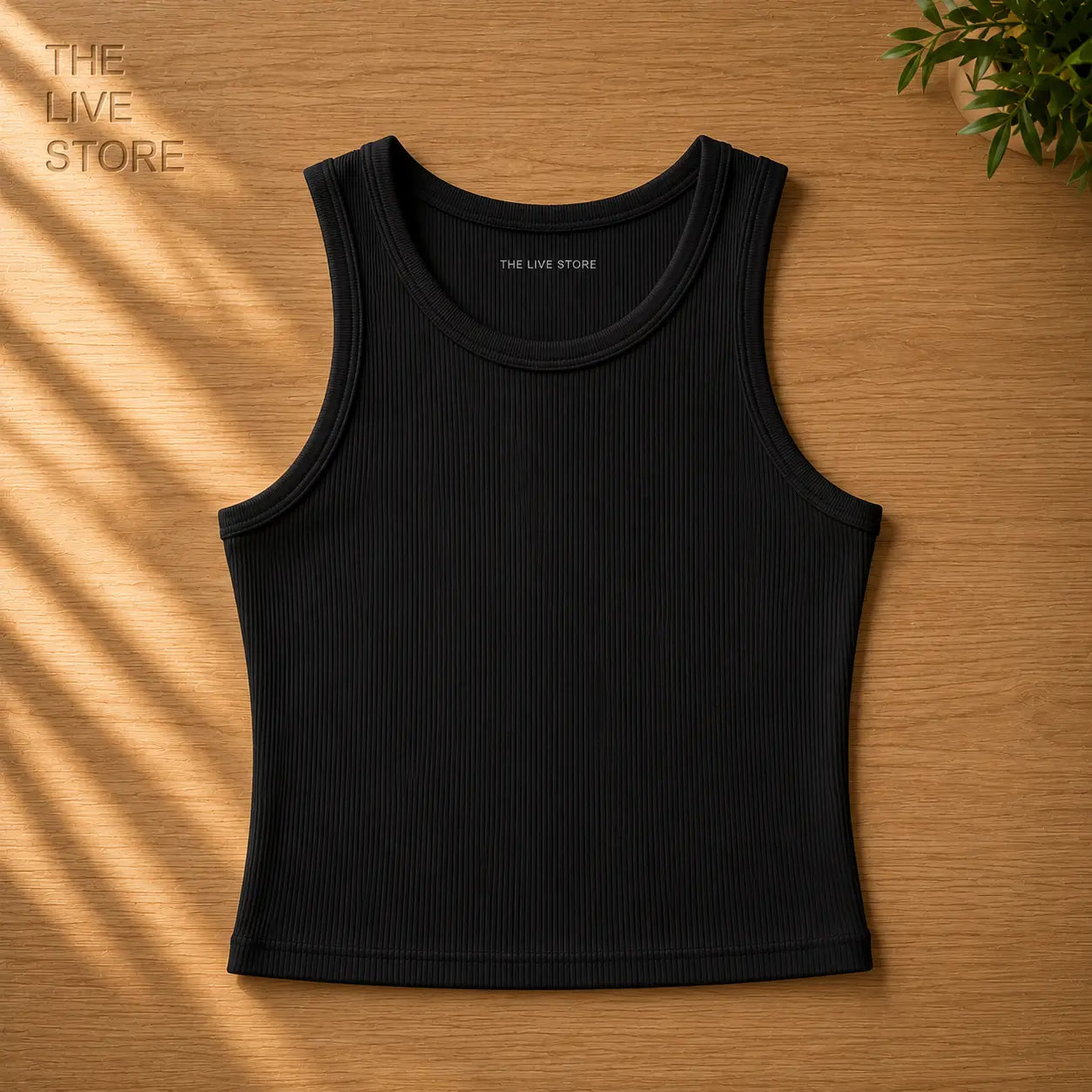 BLACK INNER TANK TOP