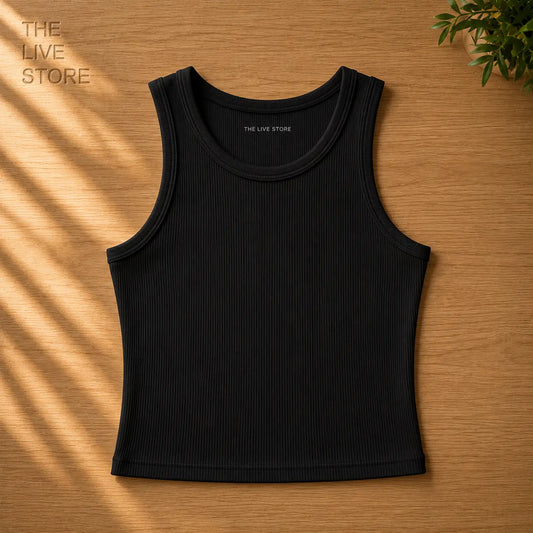 BLACK INNER TANK TOP